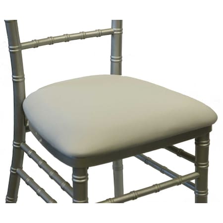 Atlas Commercial Products Spandex Chiavari Cushion Cover, Silver SP-CCC-18